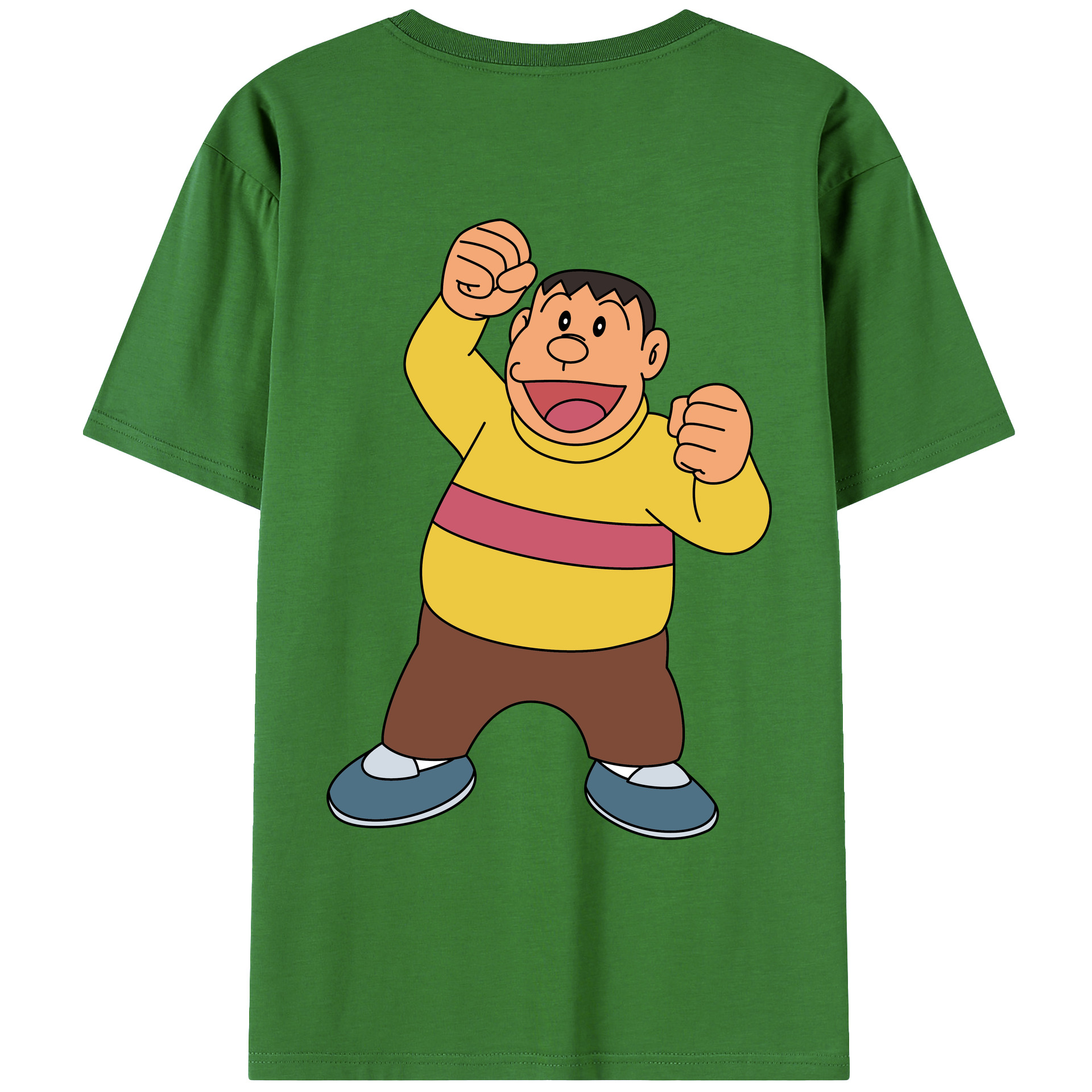 （画像用） ドラえもん 剛田武 Doraemon Gouta Takeshi レディース半袖Tシャツ(バックプリント)